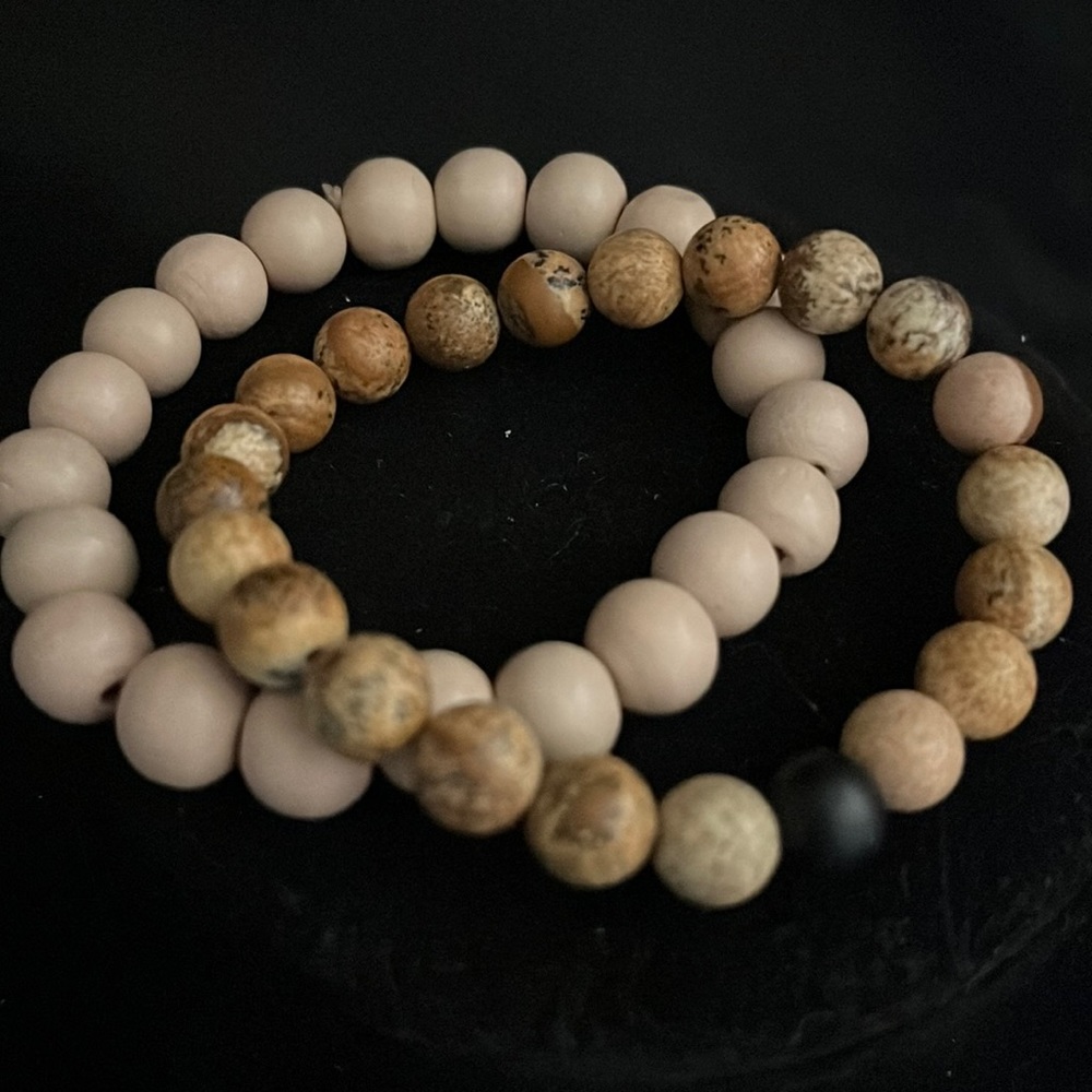 Bohemian style Wooden bead Bracelets